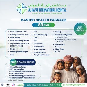 Master Health Checkup Package